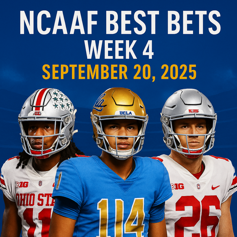 NCAAF Best Bets for Week 4, September 20, 2025