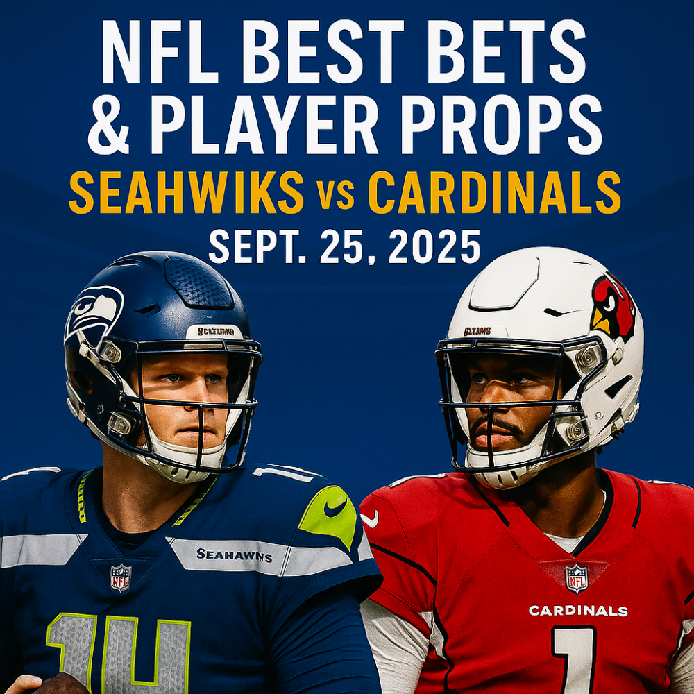 NFL Best Bets & Player Props for TNF – Seahawks vs Cardinals (Sept. 25, 2025)