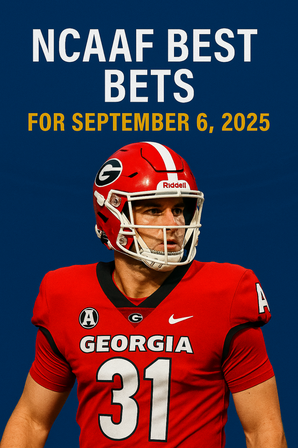 NCAAF Best Bets for September 6, 2025