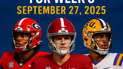 NCAAF Best Bets for Week 5, September 27, 2025