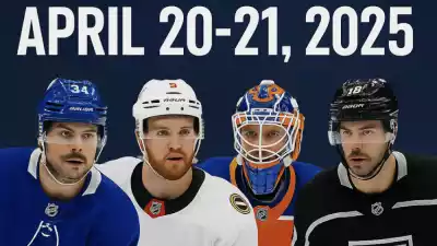 NHL Picks April 20–21, 2025: Playoff Best Bets & Props