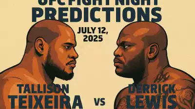 UFC Fight Night Predictions: Tallison Teixeira vs Derrick Lewis, July 12, 2025