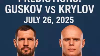 UFC Fight Night Predictions: Bogdan Guskov vs Nikita Krylov, July 26, 2025