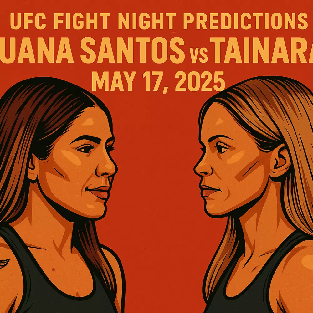 UFC Fight Night: Luana Santos vs Tainara Lisboa Prediction, May 17, 2025