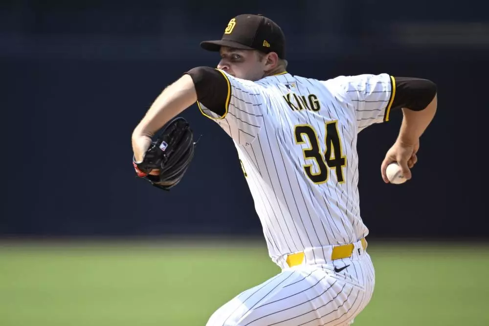 Michael King's Pitche Prorps July 21: Padres vs Guardians