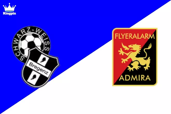 Schwarz-Weiß Bregenz vs Admira Wacker: 2. Liga Moneyline Prediction 8/23