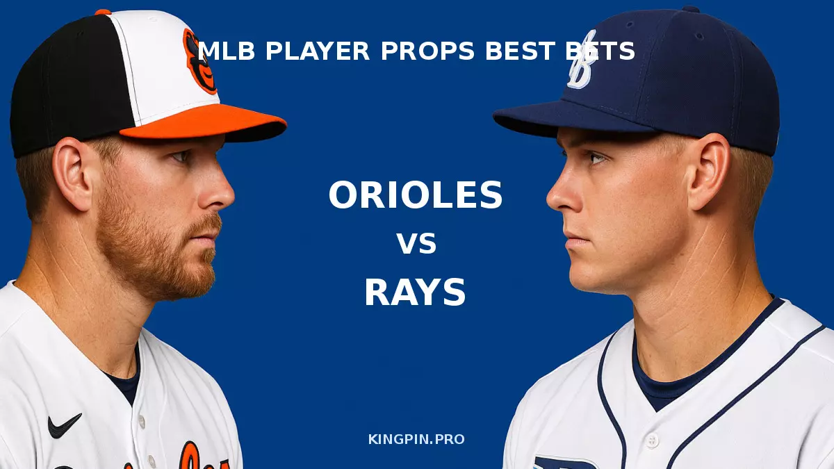 Baltimore Orioles vs Tampa Bay Rays Player Props Best Bets - August 17, 2026