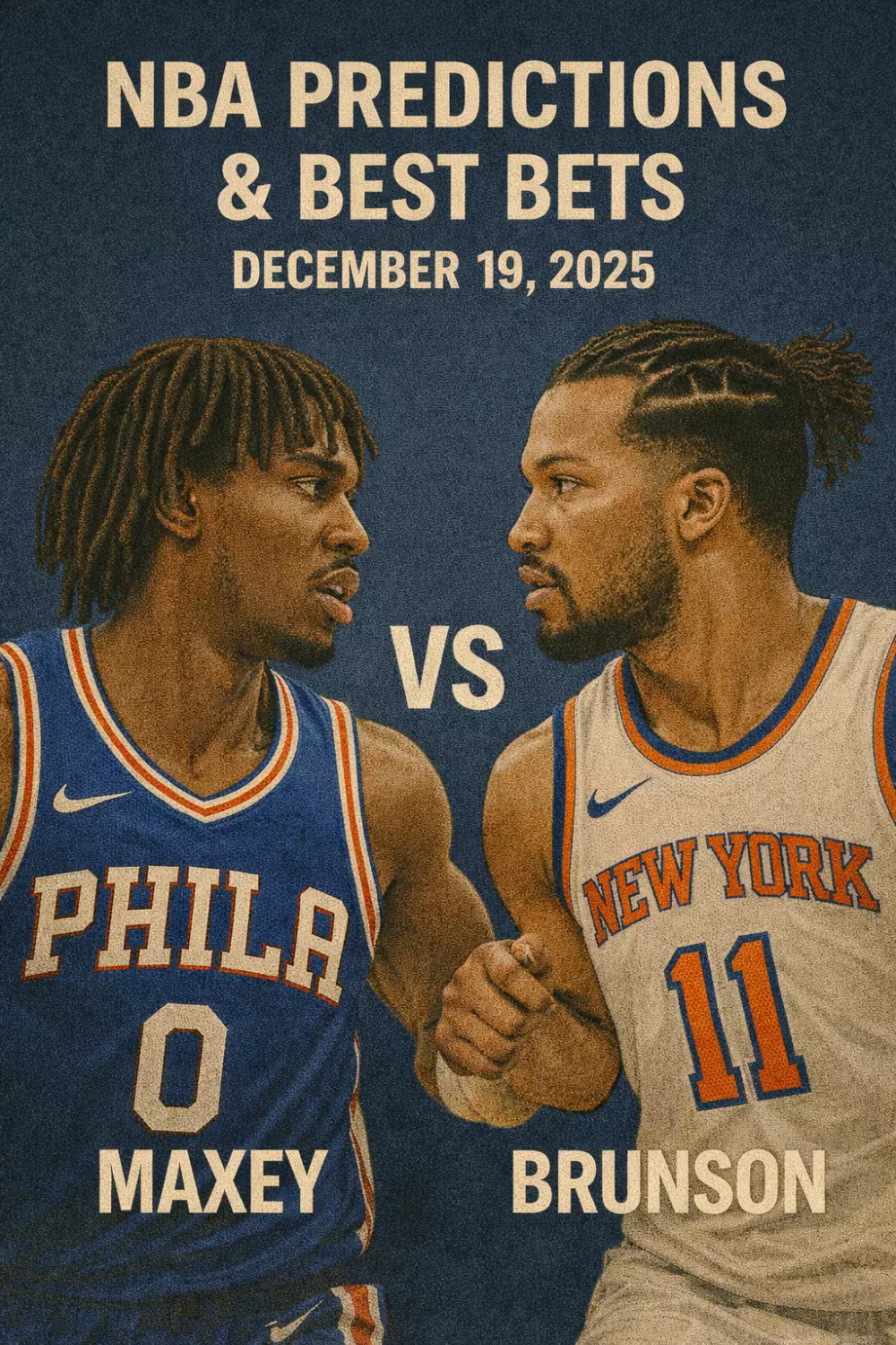 NBA Predictions & Best Bets for December 19, 2025