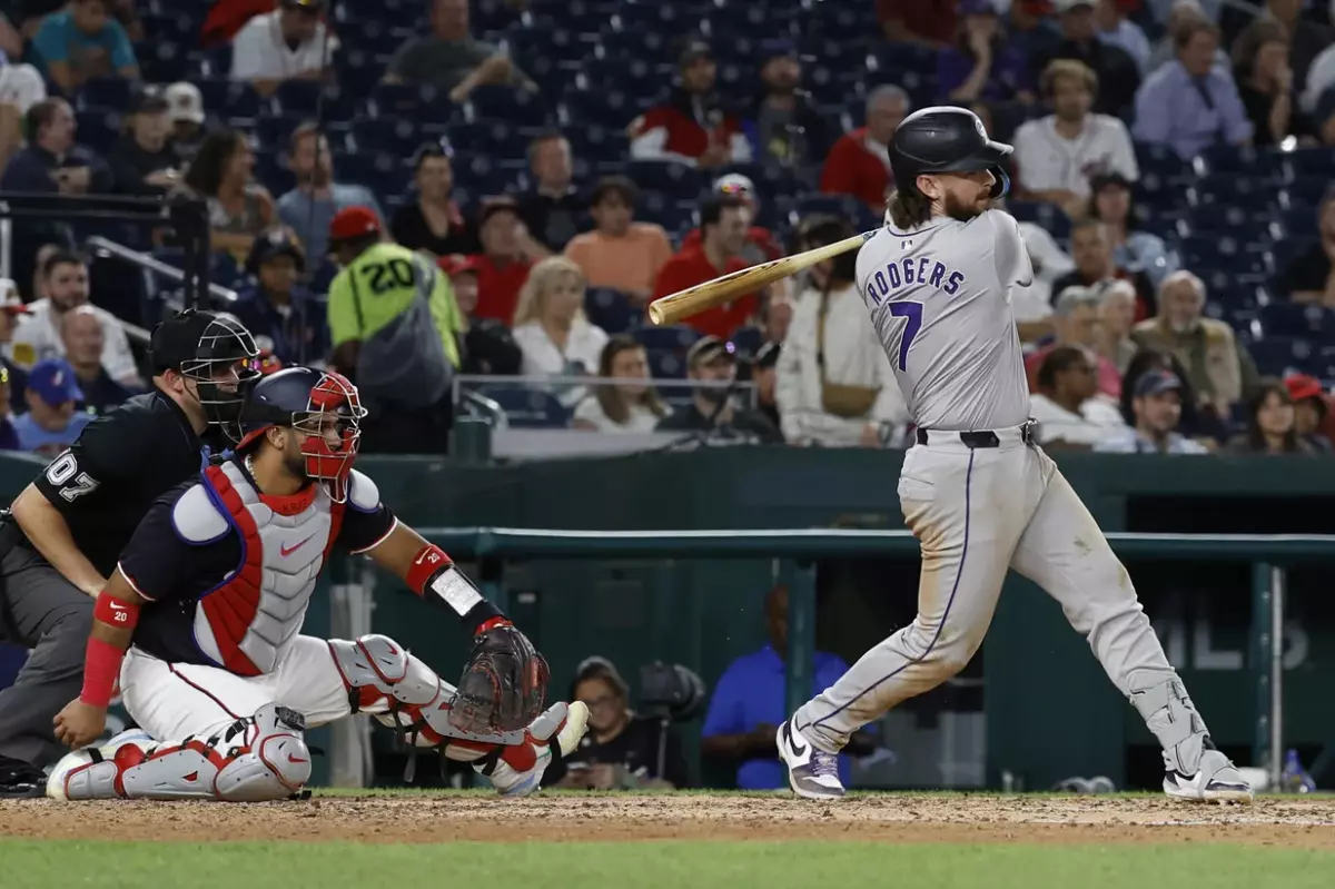 Brendan Rodgers Player Props Prediction: Rockies vs Nationals