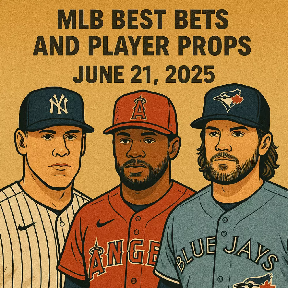 MLB Best Bets and Player Props for June 21, 2025