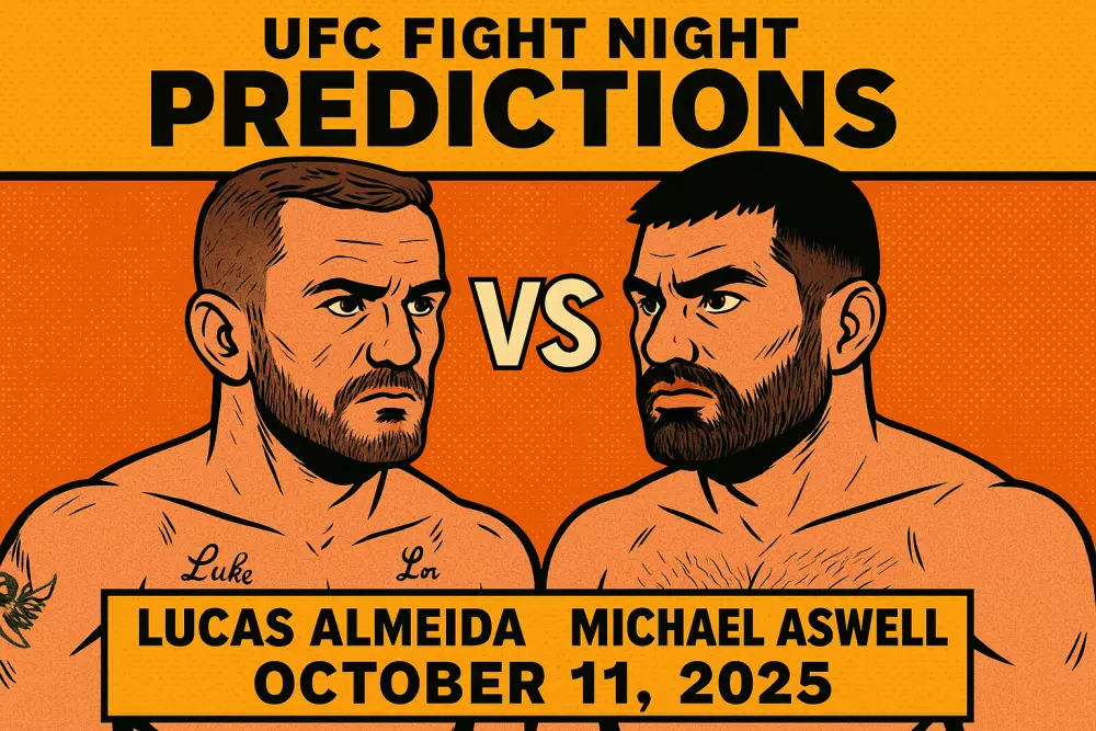 UFC Fight Night Predictions: Lucas Almeida vs Michael Aswell, October 11, 2025