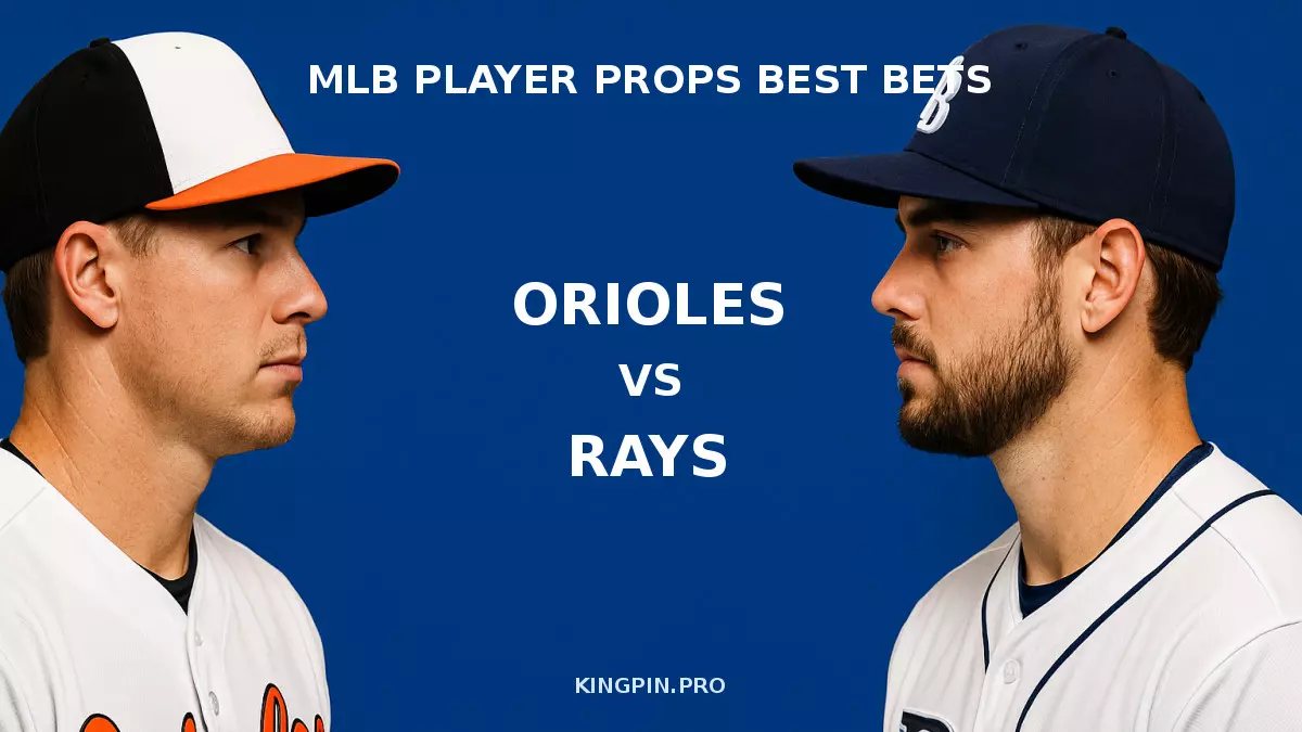 Baltimore Orioles vs Tampa Bay Rays Player Props Best Bets - August 17, 2026