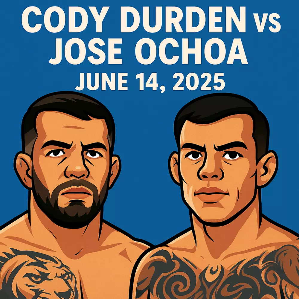 UFC Predictions: Cody Durden vs Jose Ochoa, June 14, 2025