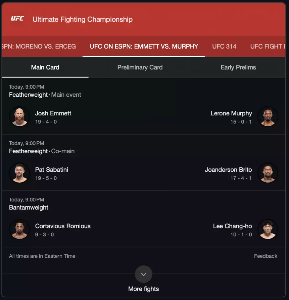 UFC Picks April 5, 2025: Full Fight Card Predictions, Odds & Best Bets