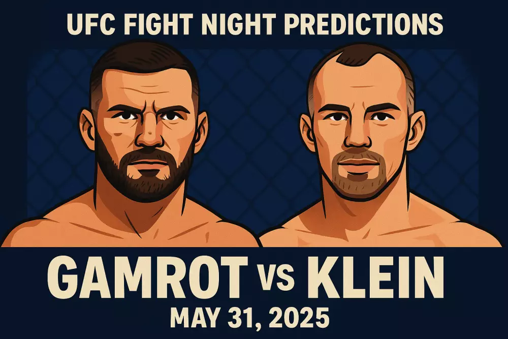 UFC Fight Night Predictions: Gamrot vs Klein, May 31, 2025