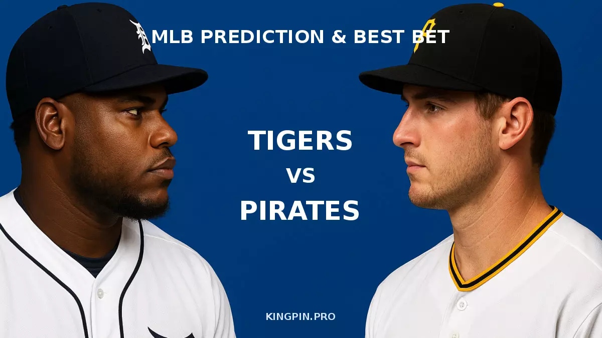 Detroit Tigers vs Pittsburgh Pirates Prediction, Odds & Best Bet - August 17, 2026